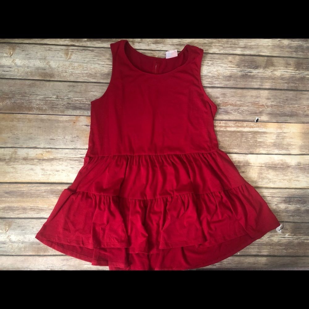 Lularoe Eliana tiered Tank